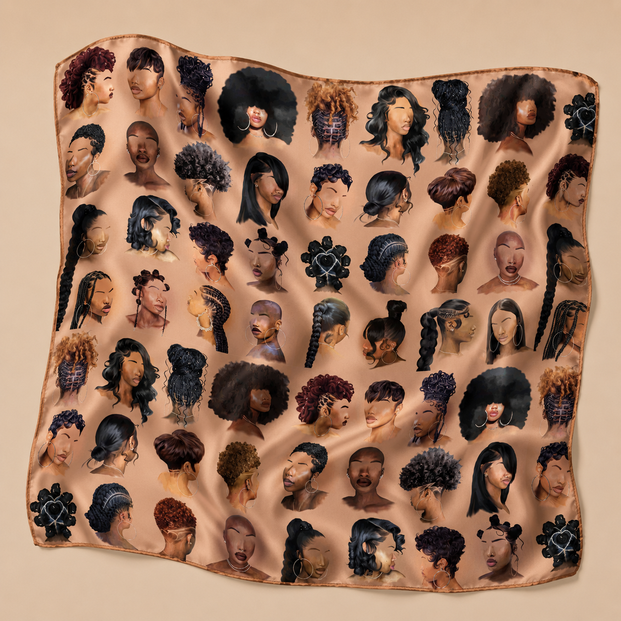 Black Girl Hair Scarf