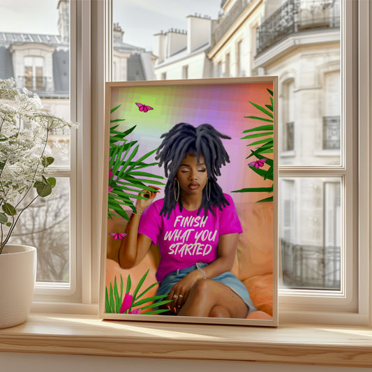 Finish poster print