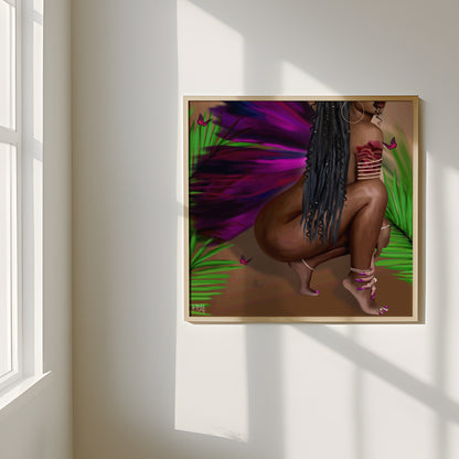 Fluorescence poster print