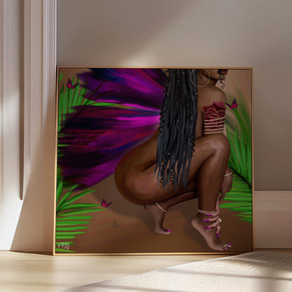 Fluorescence poster print