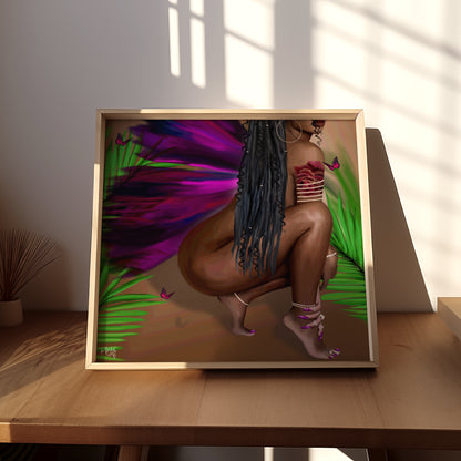 Fluorescence poster print