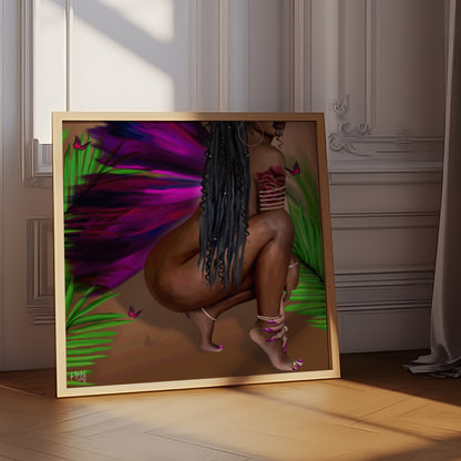 Fluorescence poster print