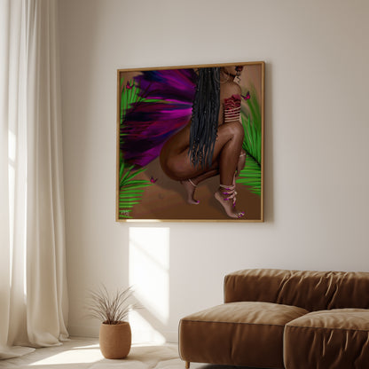 Fluorescence poster print