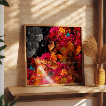 Peace in Full Bloom poster print
