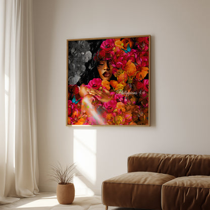 Peace in Full Bloom poster print