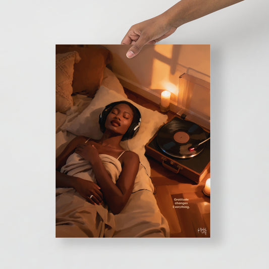 Gratitude poster print