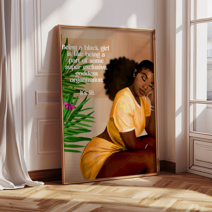 It's Lit Poster Print
