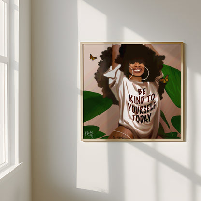 Be Kind poster print