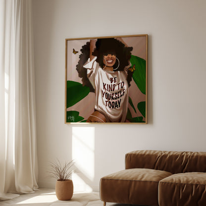 Be Kind poster print