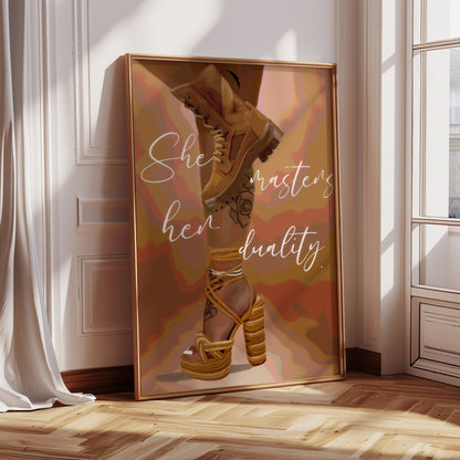 Duality poster print