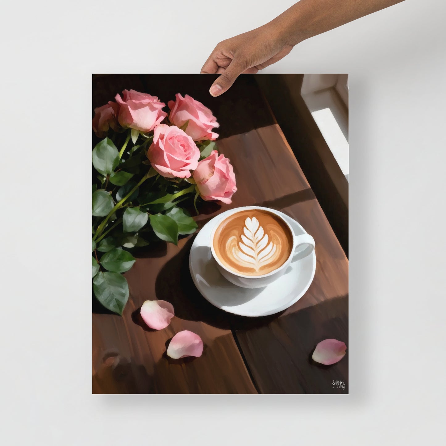 Morning bloom poster print