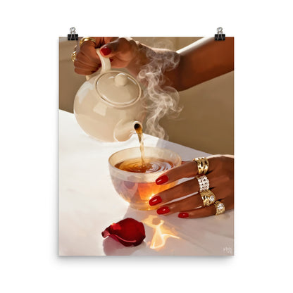 Petals & peace poster print