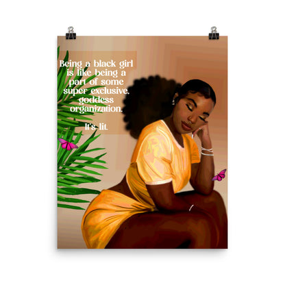 It's Lit Poster Print