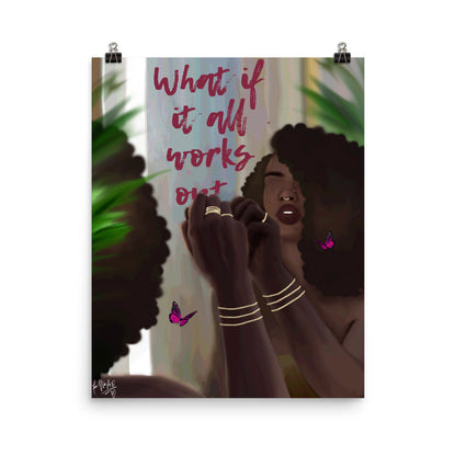 What If Poster Print