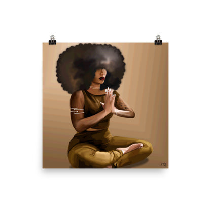 Center poster print