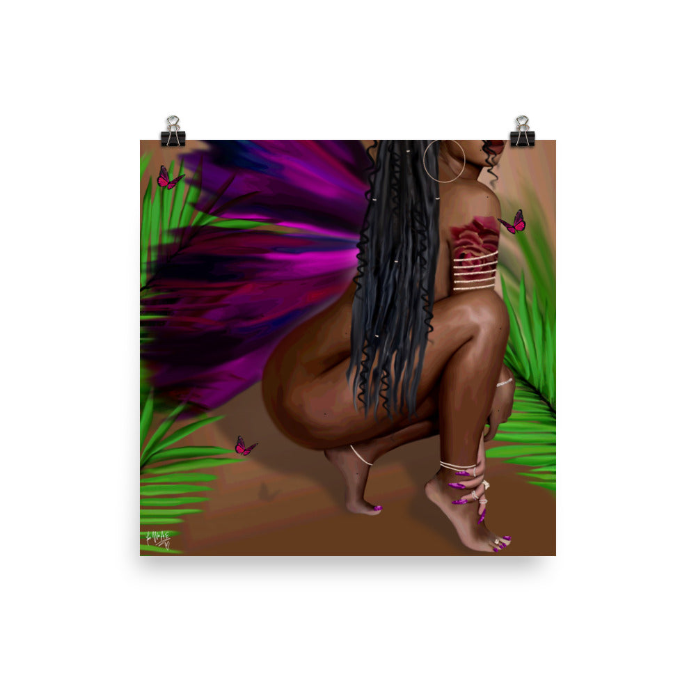 Fluorescence poster print