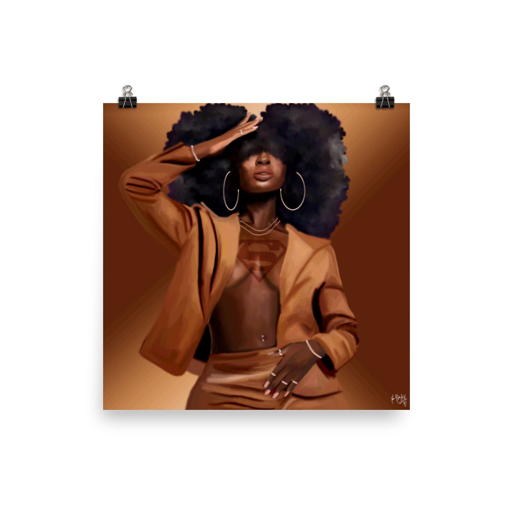 Superwoman poster print