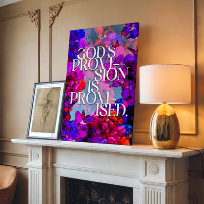God's Provision Canvas