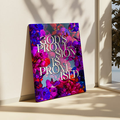 God's Provision Canvas