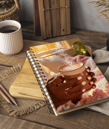 Settle down spiral notebook