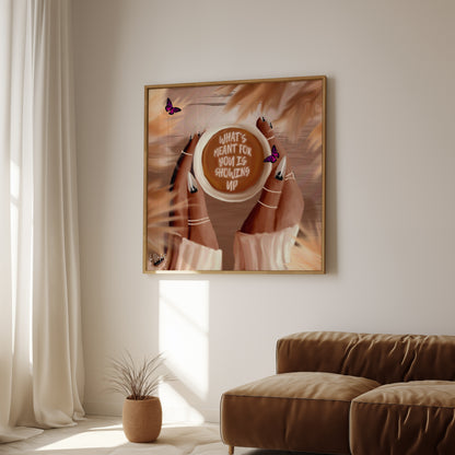 Showing Up poster print