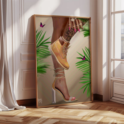 Smooth poster print