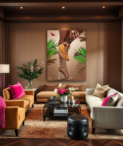 Smooth canvas print
