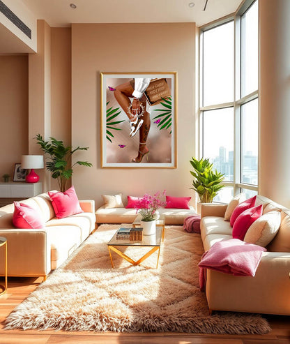 Solid poster print