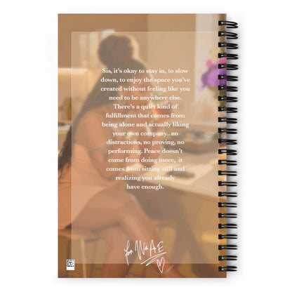 Peace spiral notebook