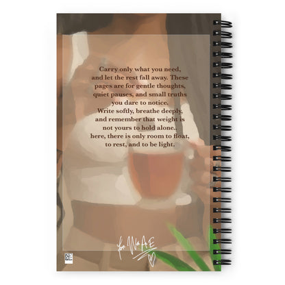 Be light spiral notebook