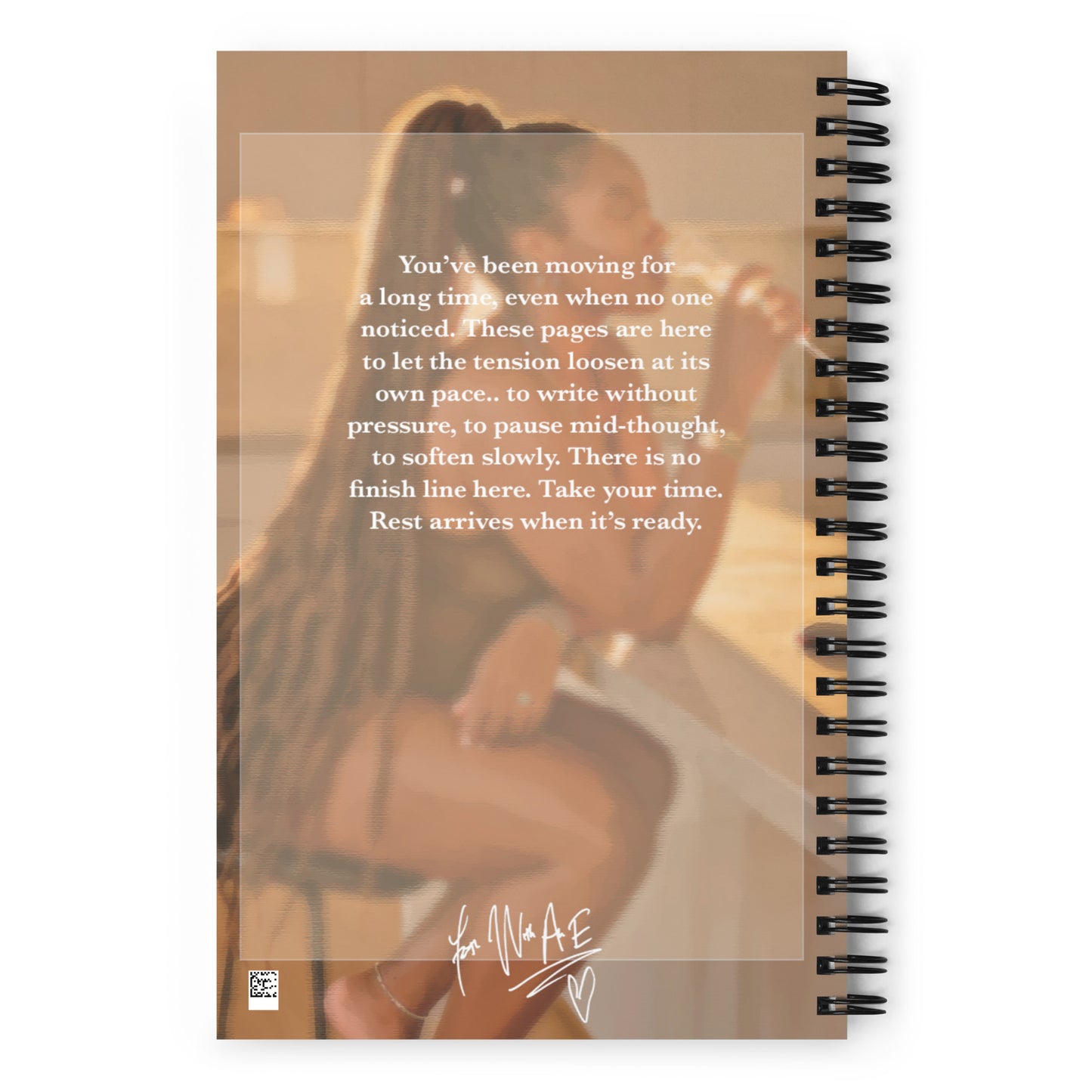 Don't rush spiral notebook