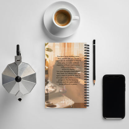 Exhale spiral notebook