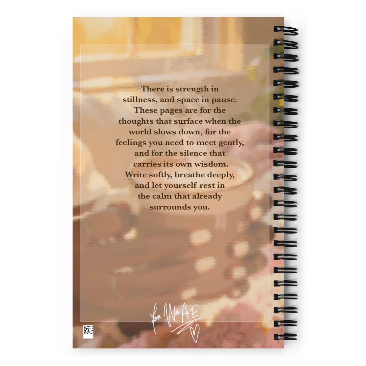 Settle down spiral notebook