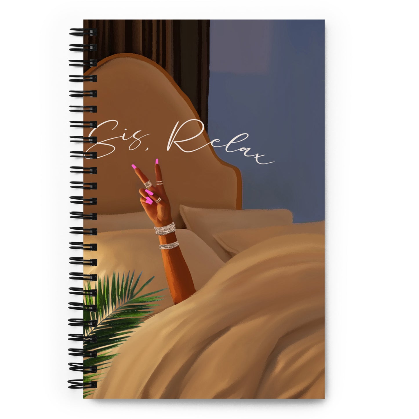 Sis, relax spiral notebook