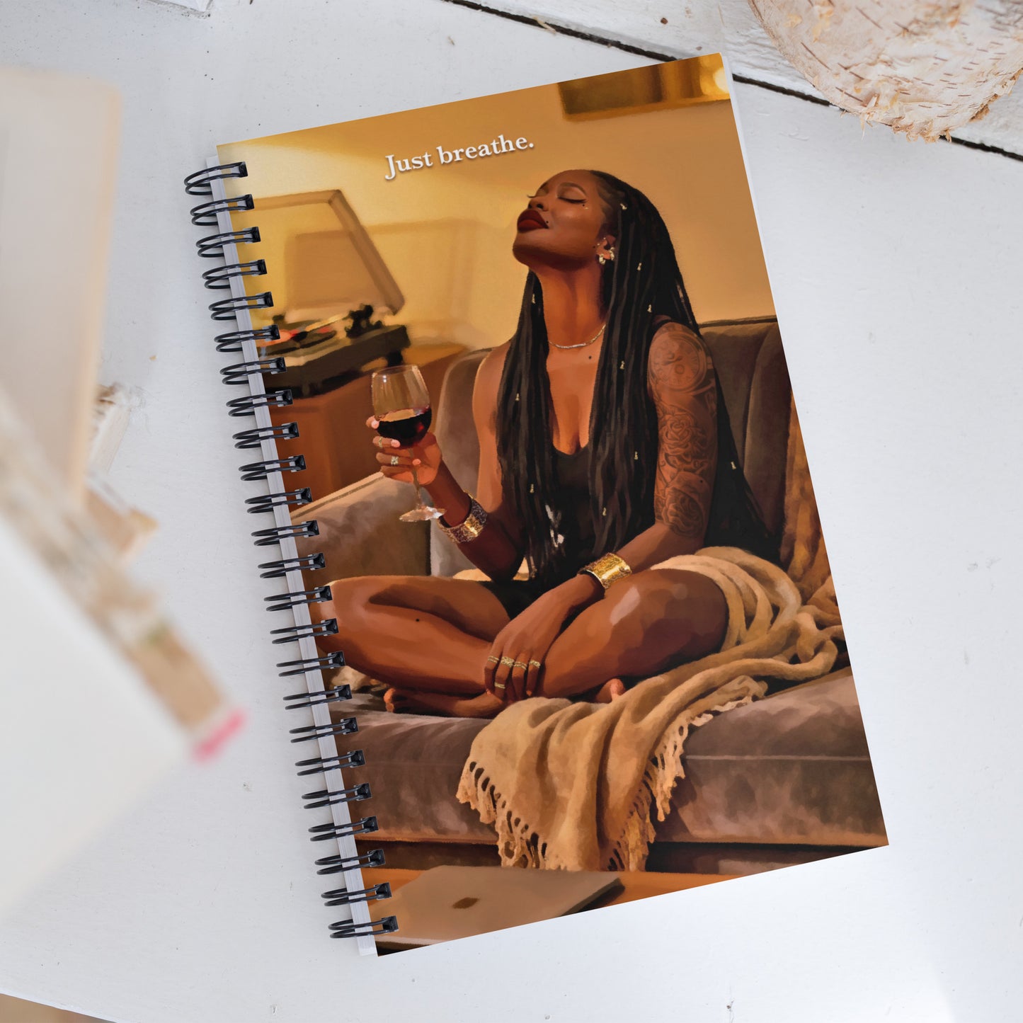 Breathe spiral notebook