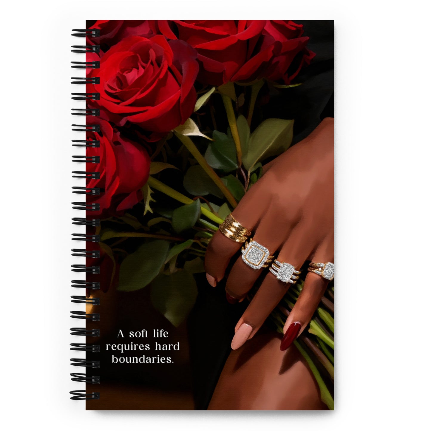 Soft life spiral notebook