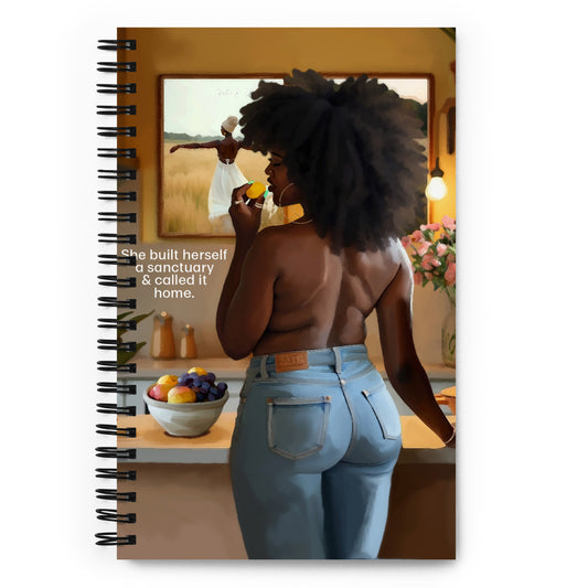 Sanctuary spiral notebook