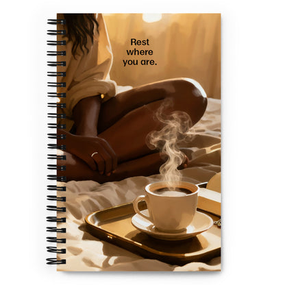 Rest spiral notebook