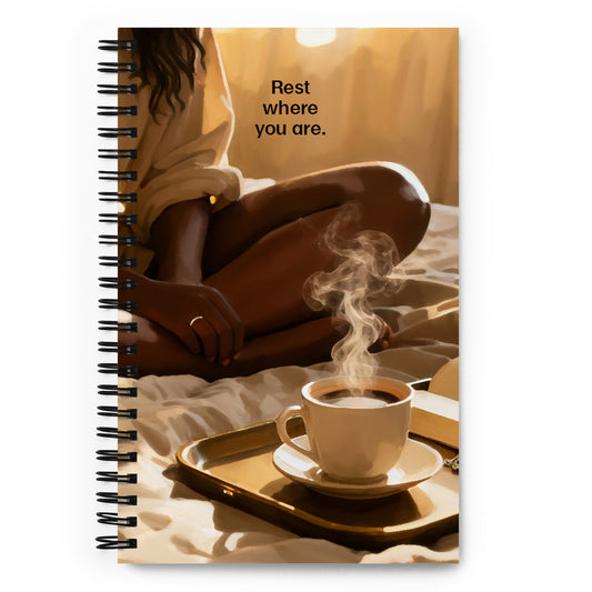 Rest spiral notebook