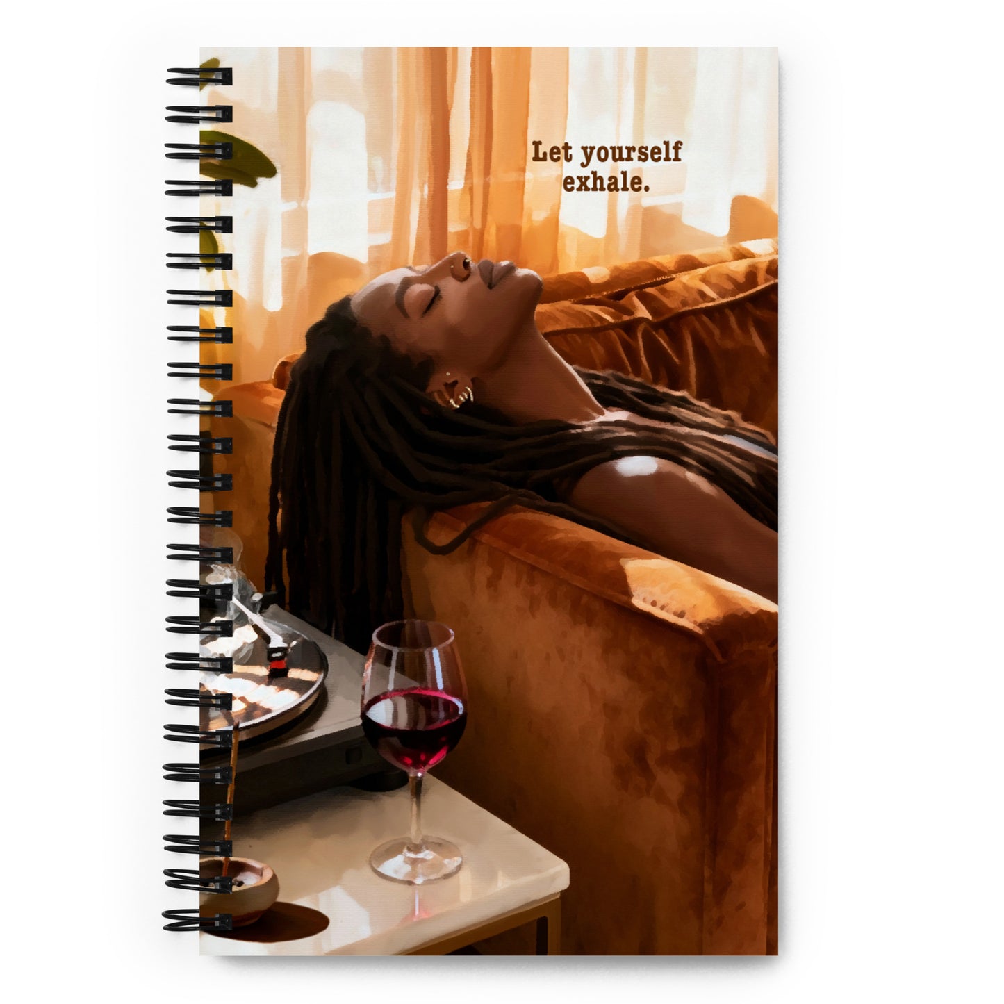 Exhale spiral notebook