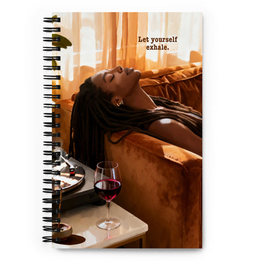 Exhale spiral notebook