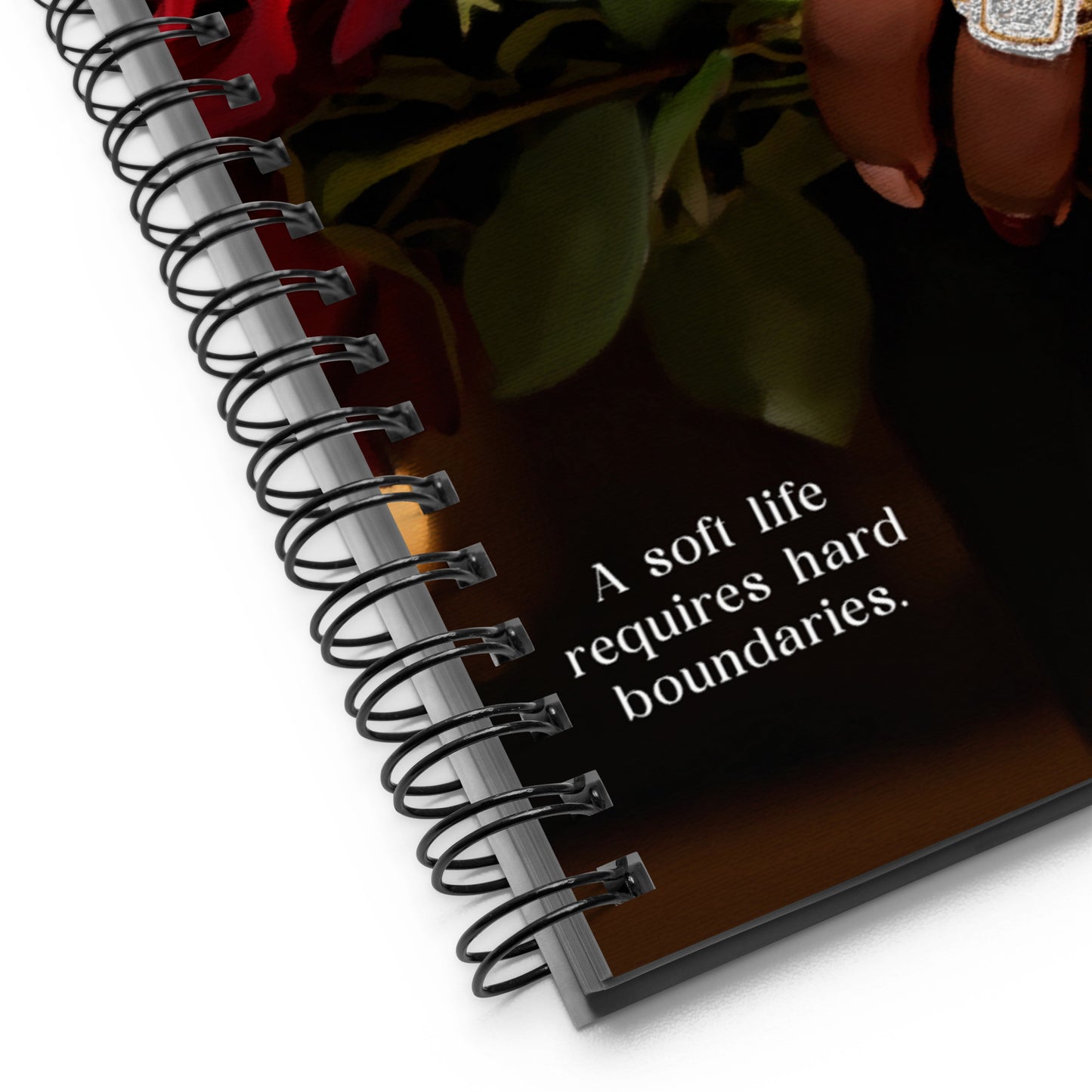 Soft life spiral notebook