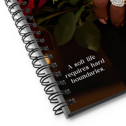 Soft life spiral notebook
