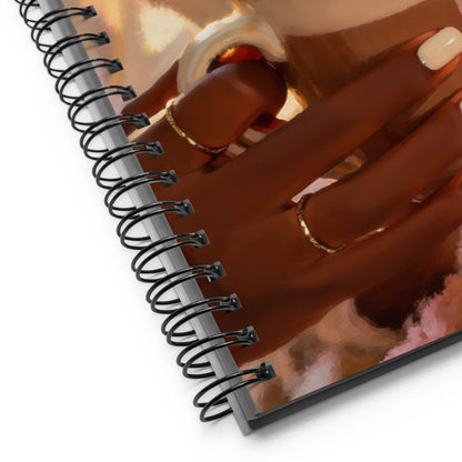 Settle down spiral notebook