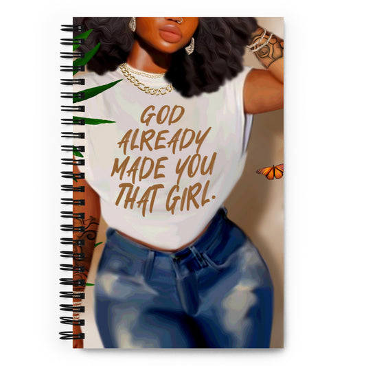 That Girl spiral notebook