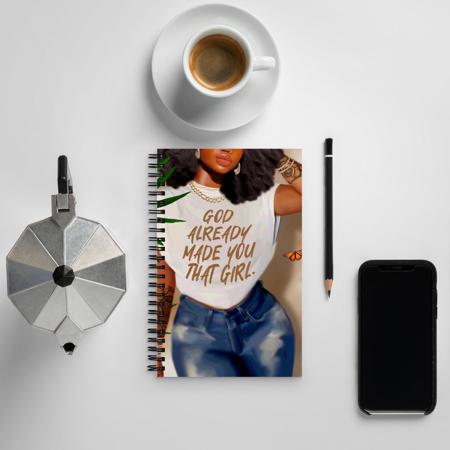 That Girl spiral notebook