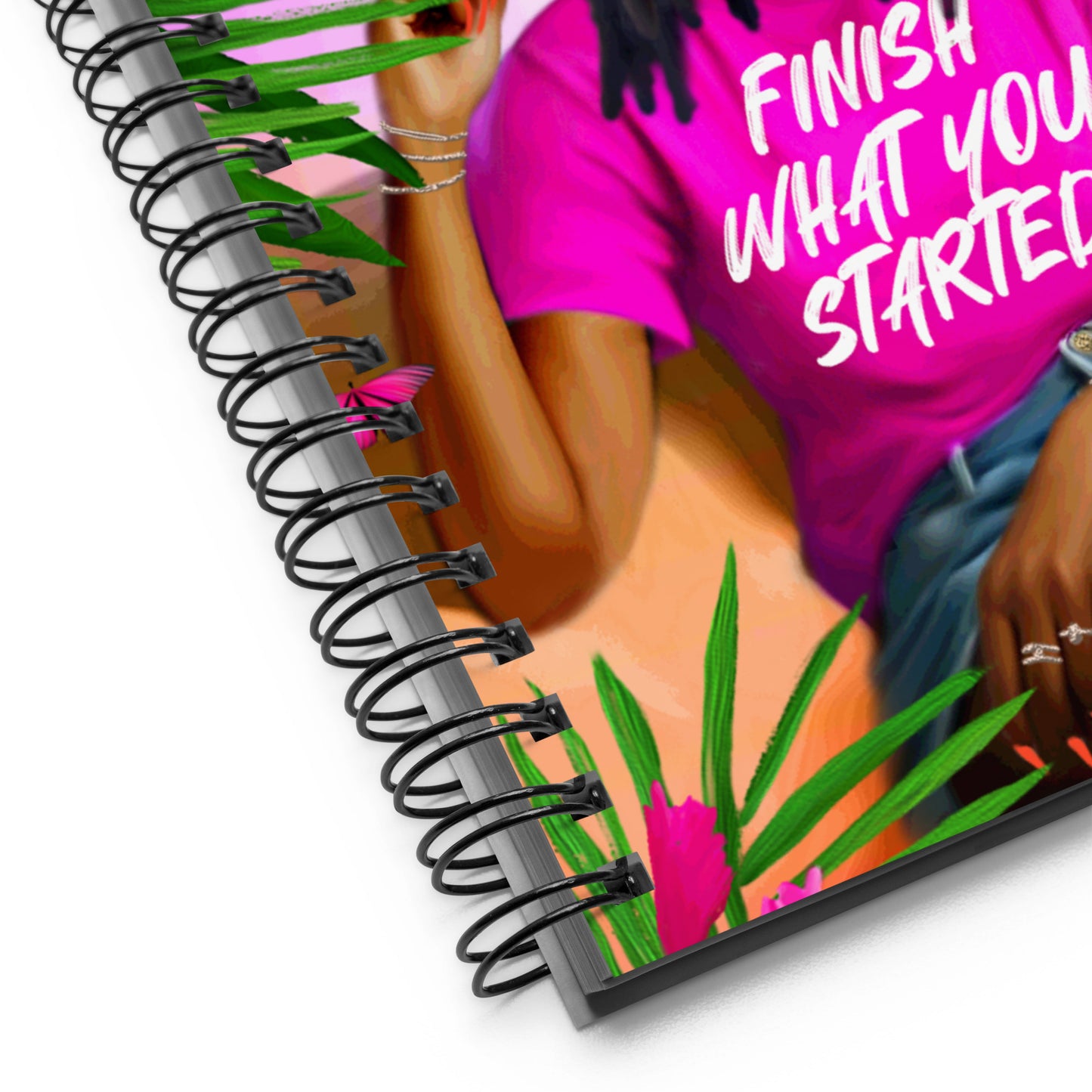 Finish spiral notebook