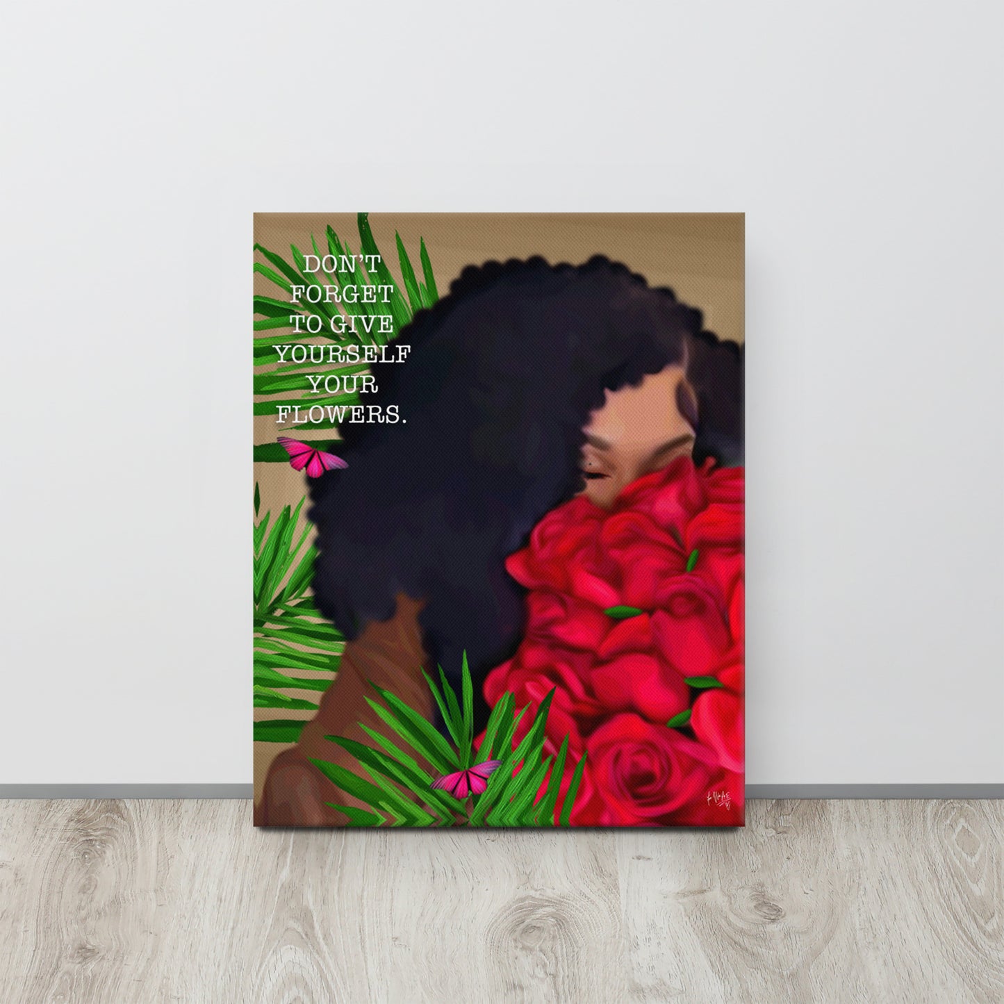 Flowers canvas print