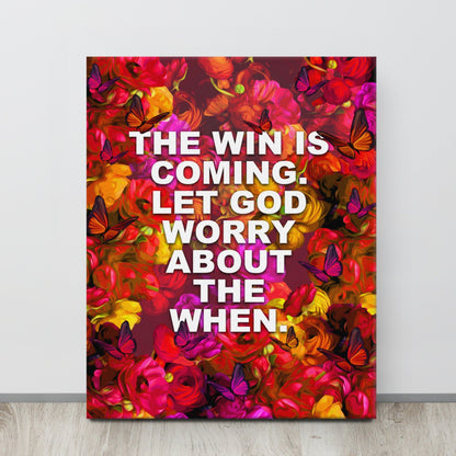 Let God handle the when Canvas