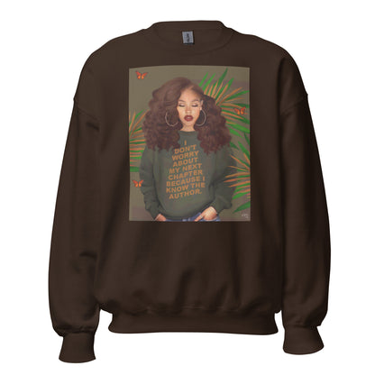 Written print sweatshirt